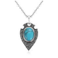 Élégant Collier Indien en Turquoise - Songe d'Aqua